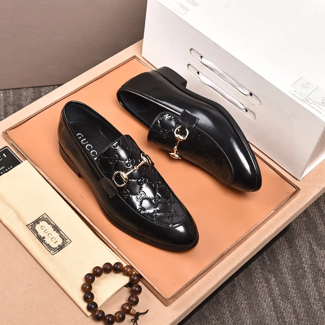 Men's shoes💰540📛📛Original (water-dyed cowhide) Gucci GUCCI official website formal shoes🌀 Italian🇮🇹imported cowhide➕top imported water-dyed cowhide lining💋Finely handmade original bottom, the real thing looks better when photographed in person Standard size 38-44